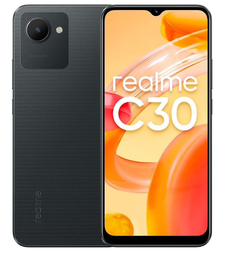 Realme C30 32 GB, Black, 6.50", Dual SIM + SD, 8 Mpx, 4G