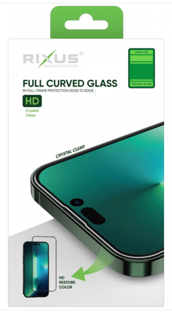 iPhone 15 Pro Max Full Curved Glass Rixus