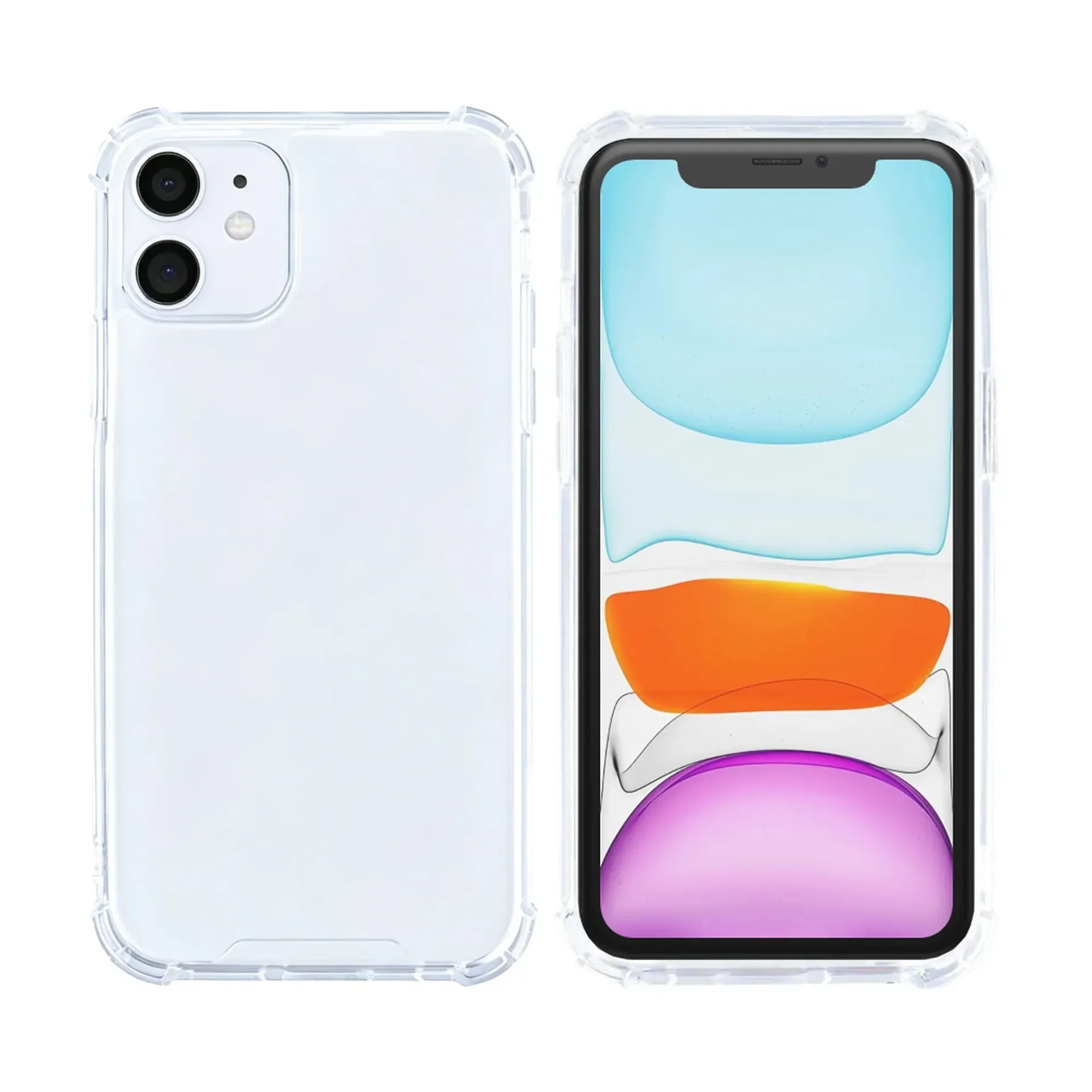 Rixus Anti-Burst Case für Apple iPhone 11 – Transparent