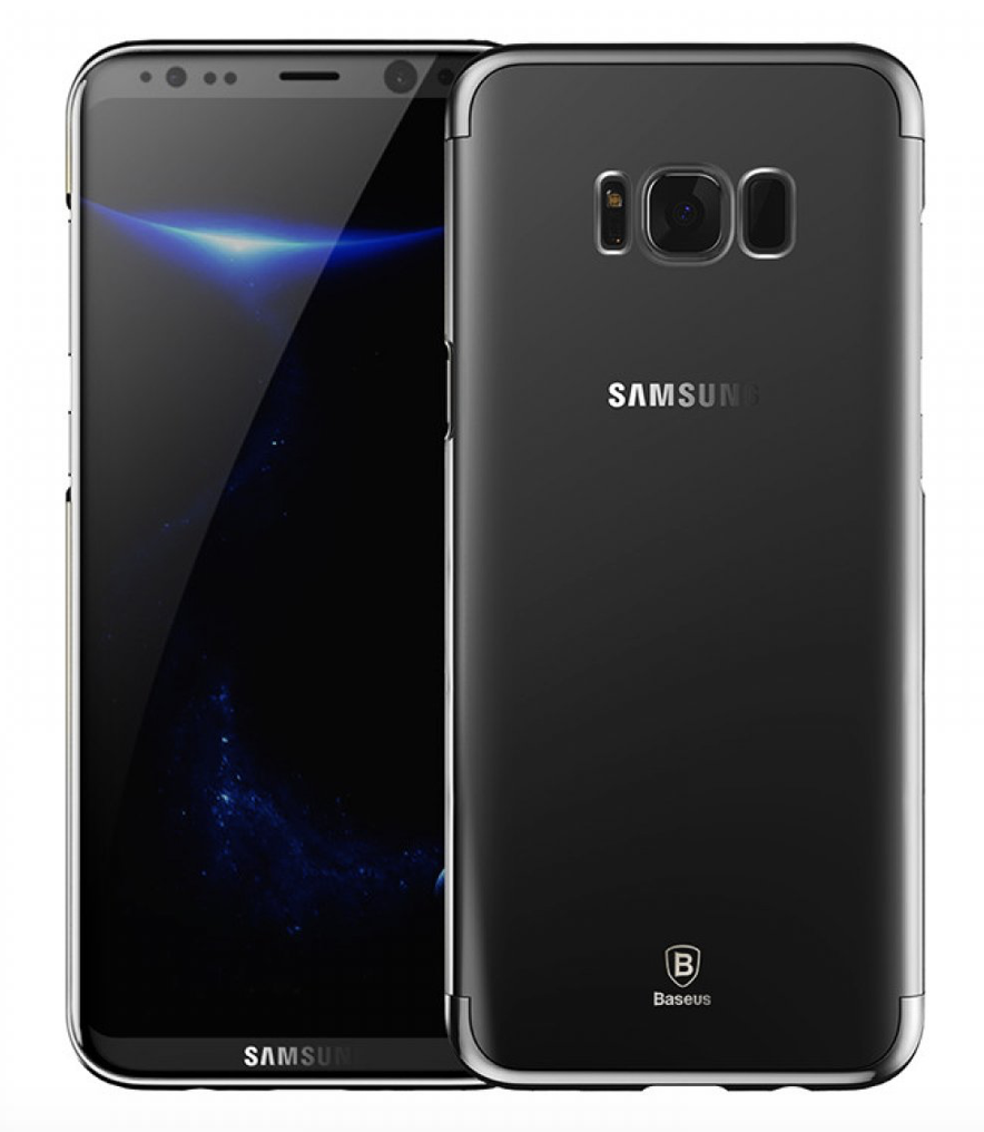 Galaxy S8 Ultra Slim Glitter Case Black Baseus